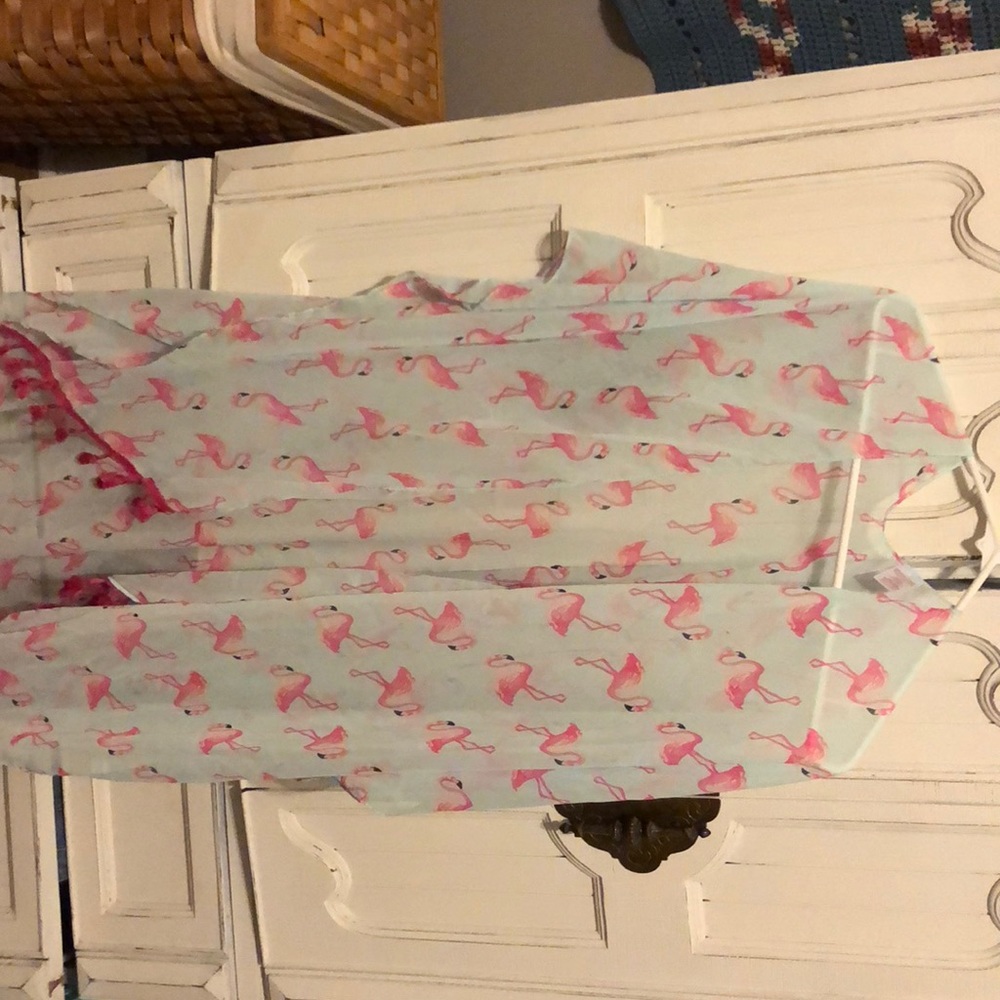 Flamingo Swim Cover up/Kimono
